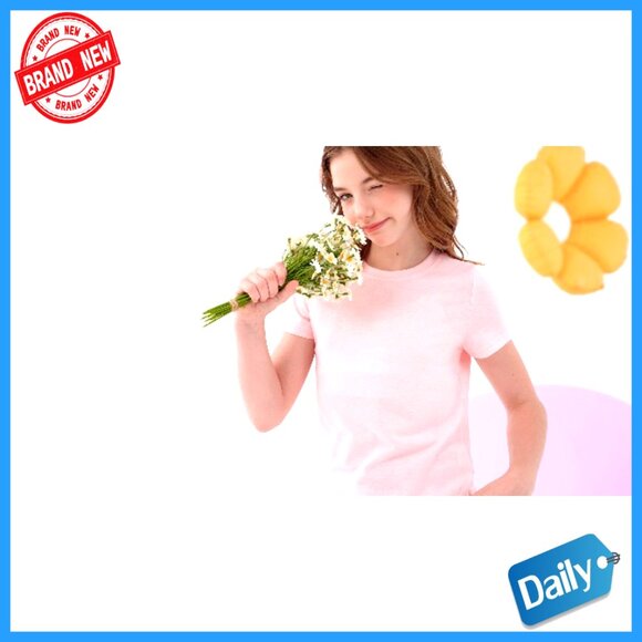 Girls 3 Pack Short Sleeve Crew Neck Tunic Tops Soft Stretch Fabric 5-14 Years - Picture 2 of 2